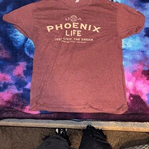 Phoenix Life Maroon T-Shirt